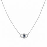 14K Gold Evil Eye Diamond Pendant