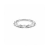 14K Gold Marquise and Round Diamond Single Prong Band