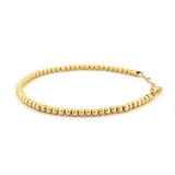 14K Yellow Gold 3MM Bead Stretch Bracelet