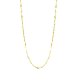 14K Gold Thicker Mirror Chain Necklace