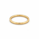 14K Gold 1.6MM Diamond Prong Set Band