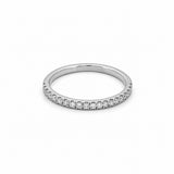 14K Gold 1.6MM Diamond Prong Set Band