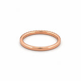 14K Gold 1.6MM Diamond Prong Set Band