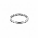 14K Gold Diamond Prong Set Beaded Band