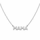 14k Gold Mama Necklace with Link Chain