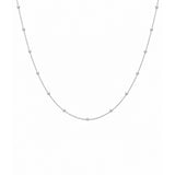 14K Gold Station Large Ball Necklace