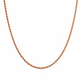 14K Yellow Gold Solid 2MM Rope Chain