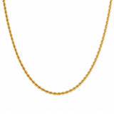 14K Yellow Gold Solid 2.70MM Rope Chain