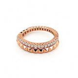 14K Gold Fully Adjustable Tennis Style and Studded Diamond Flexible Band