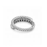14K Gold Fully Adjustable Tennis Style and Studded Diamond Flexible Band