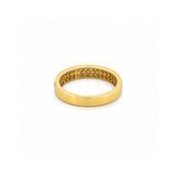 14K Gold 2 Row Shared Prong Diamond Band