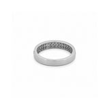 14K Gold 2 Row Shared Prong Diamond Band