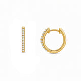 14K Gold 1MM Diamond Earrings