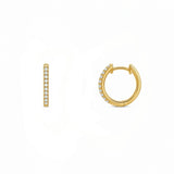 14K Gold 1MM Diamond Earrings