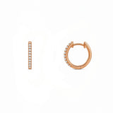 14K Gold 1MM Diamond Earrings