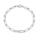 14K Gold Medium Paperclip Bracelet