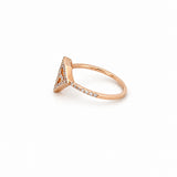 14K Gold Literal Diamond Band