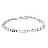14K Gold 10.00 Carat Lab Grown Tennis Bracelet