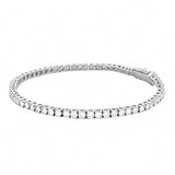 14K Gold 10.00 Carat Lab Grown Tennis Bracelet