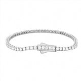 14K Gold 10.00 Carat Lab Grown Tennis Bracelet