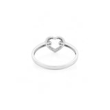 14K Gold Open Heart Band