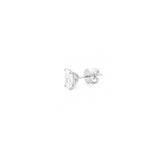14K Gold 2.00 Carat Lab Grown Radiant Diamond Stud Earrings