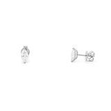 14K Gold 1.00 Carat Lab Grown Marquise Diamond Stud Earrings