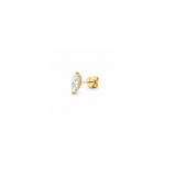 14K Gold 1.00 Carat Lab Grown Marquise Diamond Stud Earrings