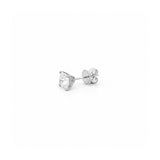 14K Gold 2.00 Carat Lab Grown Cushion Diamond Stud Earrings