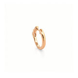 14K Gold Lab Grown Marquise Prong Set Diamond Huggies
