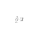 14K Gold 2.00 Carat Lab Grown Marquise Diamond Stud Earrings