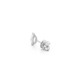 14K Gold 2.00 Carat Lab Grown Marquise Diamond Stud Earrings