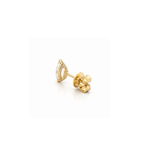 14K Gold 2.00 Carat Lab Grown Marquise Diamond Stud Earrings