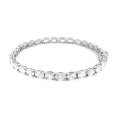 14K Gold 3.5MM Lab Grown Oval Tennis Bracelet