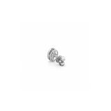14K Gold Lab Grown Oval Diamond Bezel Stud Earrings