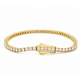 14K Gold 3.00 Carat Lab Grown Tennis Bracelet