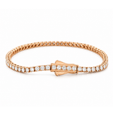 14K Gold 3.00 Carat Lab Grown Tennis Bracelet