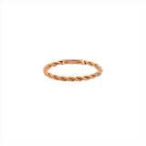 14K Gold Rope Ring