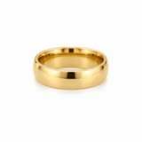 14K Gold 5MM Rounded Band