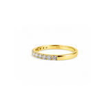 14K Gold 2MM Diamond Prong Band