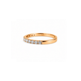 14K Gold 2MM Diamond Prong Band
