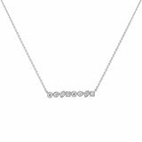 14K Gold Multi Shape Diamond Pendant