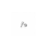14K Gold Lab Grown Diamond Three Pear Cluster Stud Earrings