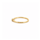 14K Gold East West Marquise Solitaire Band