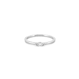 14K Gold East West Marquise Solitaire Band