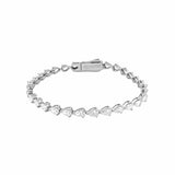 14K Gold Sideways Pear Lab Grown Diamond Tennis Bracelet