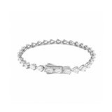 14K Gold Sideways Pear Lab Grown Diamond Tennis Bracelet