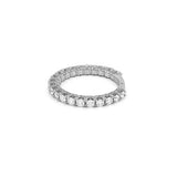 14K Gold Raised Diamond U-Prong Band