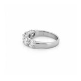 14K Gold Natural Round Diamond Wedding Band