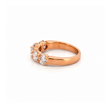 14K Gold Natural Round Diamond Wedding Band